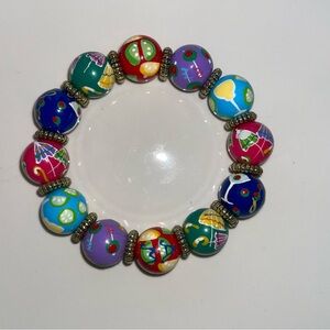 Angela Moore Hand Painted Bracelet